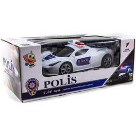 Resim 1:24 Ölçek Uzaktan Kumandalı Polis Arabası Ferrari 