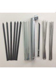 Resim Adana Kebap Şişi 60Cm Silme.Patlıcan.Ciğer.Kuşbaşı.Şiş Kabı.Maşa 