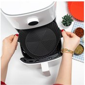 Resim Airfryer Silikon Pişirme Kabı Hava Fritözü Kabı airfryer Aksesuar Tüm Airfryer'lara Uyumlu JINDARLIFE