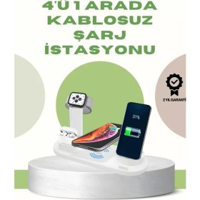 Resim MiraLive 360° Döner Bağlantı Noktalı Kaymaz Taban - Akıllı Şarj Teknolojisiyle Donatılmış Geniş 