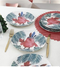 Resim Keramika Baykuş Pasta Tabağı 20 Cm 6 Adet - 17718 