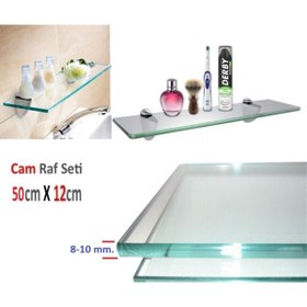 Resim Depolife Cam Etejer Rafı 12x50cm 