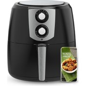 Resim Kumtel Fastfryer XXL HAF-03 8.5 lt Yağsız Airfryer Siyah 