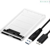 Resim 4266 2.5" USB 3.0 Harici SSD Harddisk Şeffaf Taşınabilir HDD Kutusu 