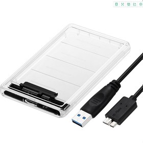 Resim 4266 2.5" USB 3.0 Harici SSD Harddisk Şeffaf Taşınabilir HDD Kutusu 