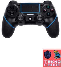 Resim beboncool PS4-PC Uyumlu Kablosuz Bluetooth Gamepad Joystick 