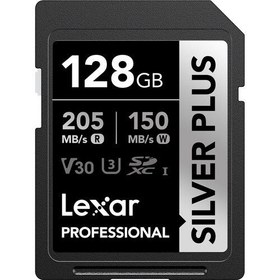 Resim Lexar 128GB Professional SILVER PLUS UHS-I SDXC Hafıza Kartı 