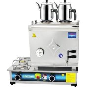 Resim Mizan 40 Lık Tüplü 30 Litre 2 Demlikli Çay Kazanı Demlik -94199 