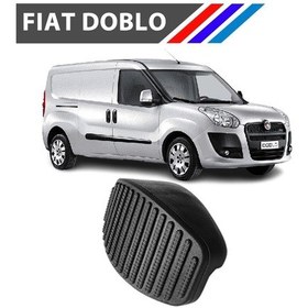 Resim OTOZET Fiat Doblo Fren Debriyaj Pedal Lastiği Yanaklı 2 Adetli Set 