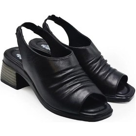 Resim Kadın Deri Sandalet Siyah 2311513y Siyah 