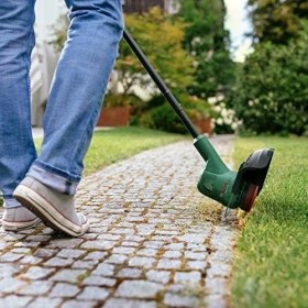 Resim Easygrasscut 18V-230 Akülü Çim Biçme Makinesi (1 x Akü 2,0 Ah, 18 Volt Sistemi, Kesme Çapı 23 Cm, Kartonda) 