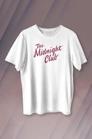 Resim The Midnight Club Logo Dizi Baskılı Tişört Unisex T-shirt 