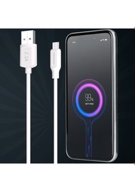 Resim Dramex D21MK Micro USB Data/Şarj Kablosu 2.1A 1mt Beyaz 