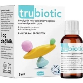Resim Trubiotic Probiyotik Mikroorganizma Damla 8 ML 