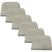 Resim Knsz sırt minderi 6 lı zng&mğr&uslu byz suni deri cırtlı tel bar sandalyesi sırtı için 