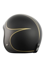 Resim TORC T-50 Del Mar Hardy Açık Motosiklet Kaskı Mat Siyah Gri 