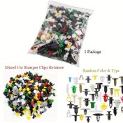Resim 200 Parça Otomotiv Evrensel Bağlantı Elemanı Seti - Çamurluklar, tamponlar, kapılar ve iç paneller için dayanıklı plastik tutucu 