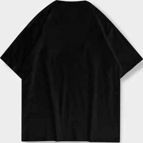 Resim Nevermind Unisex Kadın Erkek Red Eyes Baskılı Özel Tasarım Oversi Siyah 