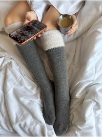 Resim LAGRANZE Soft Deep Warm Kadın Diz Altı Çorap 