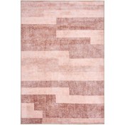 Resim Nuvomon Kadife Patchwork Halı - Bej - 120x180 cm 