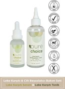 Resim Pure choice leke karşıtı ve cilt beyazlatıcı bakım seti (leke karşıtı serumu + leke karşıtı tonik 2'li set) 