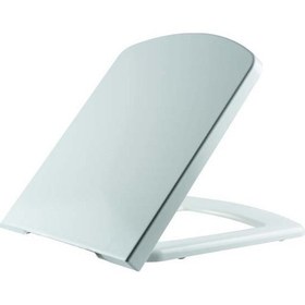 Resim Bg Bagno Duroplast Kare Örtme Yavaş Kapanır Klozet Kapağı 