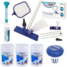 Resim Bestway Havuz Seti Yeni Klorlu Lüks Set 