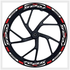 Resim Yamaha R25 Mavi-kırmızı Jant Şeridi Jant Içi Yazılı 17 Inç Takım Halinde Çok Renkli 
