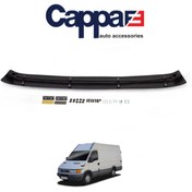 Resim Cappafe Iveco Daily Ön Cam Güneşliği Siperlik Akrilik Vizör Şapka (ABS) Piano Black 2006-2011 