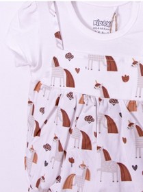 Resim Kidaxi Unicorn Temalı Desenli Gömlek Bady 1-3/3-6/6-9/9-12 Ay Beyaz 