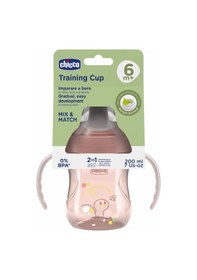 Resim Chicco Yarı Yumuşak Uçlu Bardak 6 Ay Kız Yenı 00006921150000 Pink Pembe 