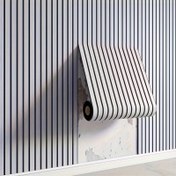 Resim 3D Kendinden Yapışkanlı Duvar Kağıdı Rulosu, Ahşap Taneli Etki, Kolay Kurulumlu Duvar Panelleri, 45cm x 3m, Ev Dekoru için Diziliksiz Tasarım 