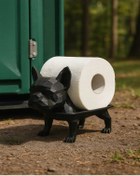 Resim Dekoratif Tuvalet Kağıdı Pratik Ev Dekorasyon Bulldog Tuvalet Tasarım 14 X 12 Cm 