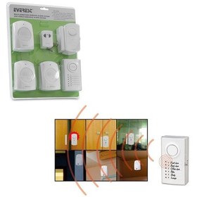 Resim Güvenlik Alarm Sistemi Alti Belgeli Set Kablosuz Kumandali Everes 