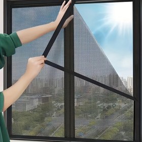 Resim Pençe Ağları için Sinek ve Sivrisinekler Karşıtı Görünmez Siyah Cam Elyaf Tünlere 