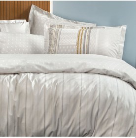 Resim Yataş Bedding Pamena Ranforce Nevresim Takımı Gri Çift Kişilik Gri 