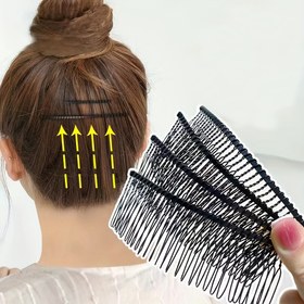Resim 2 adet Görünmez Saç Şekillendirme Tarakları, Kokusuz Kenar Kontrol ve Onarım Aracı Normal ve Rahat Saç Tipleri için, Günlük Saç Şekillendirme | Pürüzsüz Saç Görünümü | İnce Tarak Tasarımı 