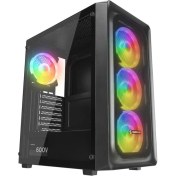 Resim Rampage Armor V2 4X120MM Rgb Fanlı 600W 80PLUS Bronze Midt Atx Gamıng Kasa 