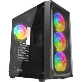 Resim Rampage Armor V2 4X120MM Rgb Fanlı 600W 80PLUS Bronze Midt Atx Gamıng Kasa 