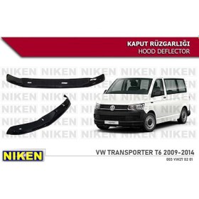 Resim Vw Transporter T6 Kaput Rüzgarlığı Koruyucu 2009 - 2014 