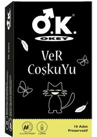 Resim Okey Prezervatif Ver Coşkuyu 10'lu 