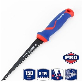 Resim Workpro Wp215017 150mm Hızlı Kesim Profesyonel Bı-metal Alçıpan Testeresi 