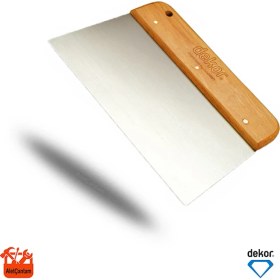 Resim Dekor Macun Ispatulası Ahşap Saplı Macun Spatula 22 cm 