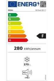 Resim Regal SD Dual 3011 Y 275 Lt Sandık Tipi Derin Dondurucu 