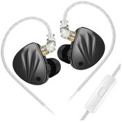 Resim Kz Krila Kulak Hifi Kulaklık 1dd + 1ba High-end Ayarlanabilir Dengeli Armatür Black-wiith Mic 