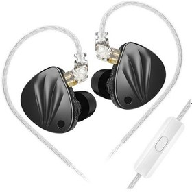 Resim Kz Krila Kulak Hifi Kulaklık 1dd + 1ba High-end Ayarlanabilir Dengeli Armatür Black-wiith Mic 