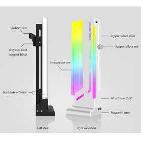 Resim Coolmoon - Argb Ekran Kartı Destek Aparatı Beyaz 