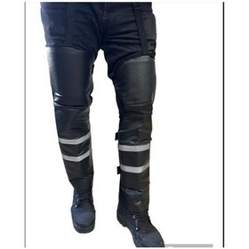 Resim Bike Sky Deri Reflektörlü Yağmur & Rüzgar & Soğuğa Karşı Diz & Bacak Koruma + Telefon Tutucu Kol Çantası Siyah 