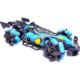 Resim Limon Oyuncak Uzaktankumandalı Şarjı Işıklı Sesli Duman Atan Araba 21016 Mavi Mavi 