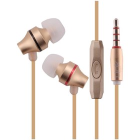 Resim Linktech H20 Mikrofonlu Metal Kulak Içi Kablolu Kulaklık 3.5mm 